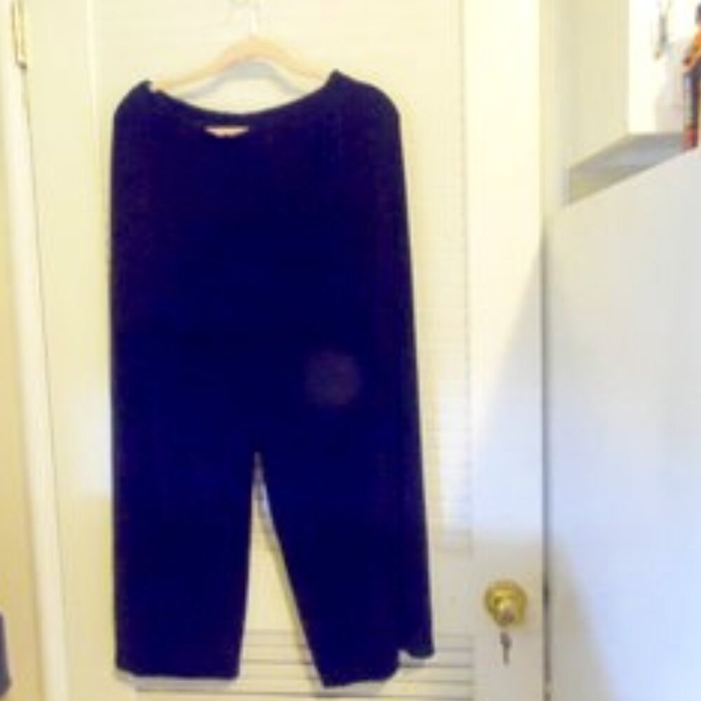 Citiknits Wide Leg Stretch Pull on Pants Size Large